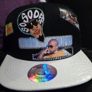 NWt One-of-a-kind handmade custom Swarovski So So Def Snapback hat